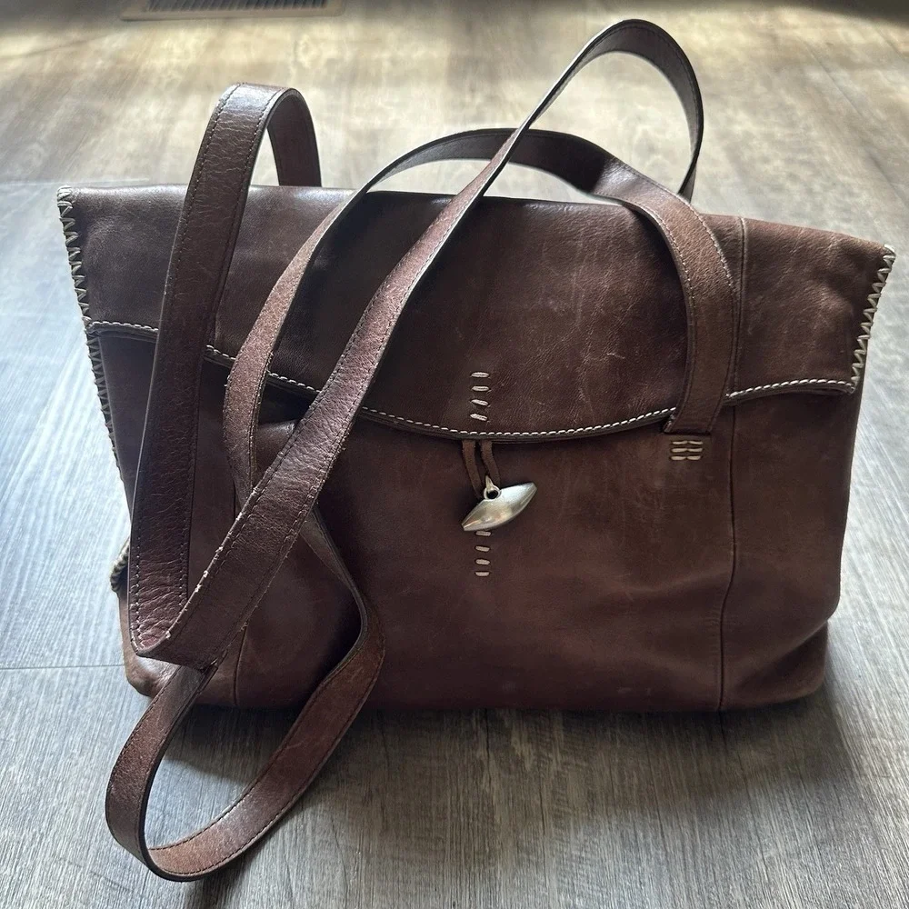 Vintage Bob Timberlake Women's Brown Shoulder Straps Bag Clean Condition